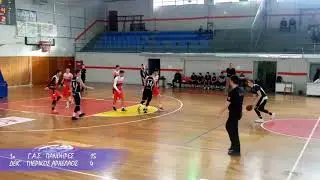 ΠΑΝΘΗΡΕΣ - ΠΙΕΡΙΚΟΣ ΑΡΧΕΛΑΟΣ 69-68 (2017-12-17 - 9η ΑΓΩΝ. - ΠΡΩΤ. ΕΦΗΒΩΝ)