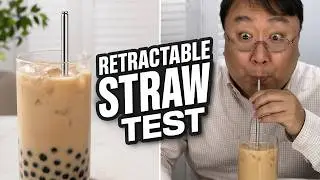 Retractable Stainless Steel Drinking Straws by Yassk Review