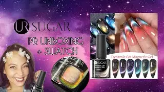 @ursugarofficial  PR UNBOXING | SWATCH GEMS | REVIEW OF MAGNETIC FLASH REFLECTIVE GELS
