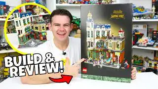 the NEW 2026 LEGO 'Shopping Street' Modular Building (Set 11371) | Build & Review