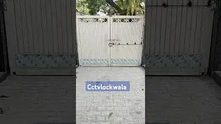 Remote Electric Door Lock Main Gate Iron, Electronic Lock Remote Supply Market In Delhi #smartlock