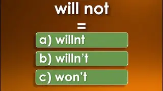 Contractions | English Vocabulary Test