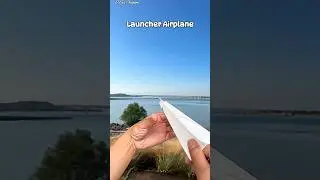 Rubber Band Launch Paper Plane 😃✈️ , Easy Airplane Tutorial , Best Flying Airplane #shorts #craft
