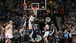 Gorgui Dieng With the Swat on Ed Davis