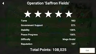 [Rebel Inc] Saffron Fields, Banker, MEGA-BRUTAL, (No Advisor)