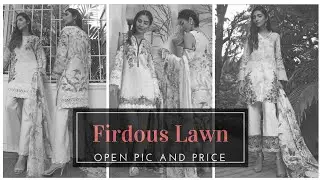 Firdous Lawn with Open Pic And Price