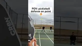 POV: pickleball defense on point with the Ray-Ban meta glasses