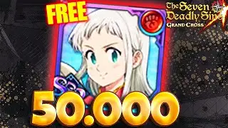 50.000 likes for FREE SSR Ellatte | Seven Deadly Sins: Grand Cross
