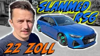 Hammer tiefer Audi RS6 Avant auf 22