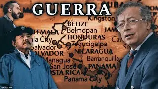 CENTROAM&Eacute;RICA VS COLOMBIA GUERRA -simulaci&oacute;n-