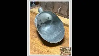 Vintage Galvanize Grain Scoop. farm find, centerpiece, garden