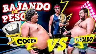 🔥RETO UN DIA BAJANDO DE PESO CON EL CREW, NUEGADO VS LA COCHA🔥