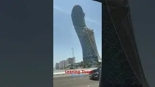 Leaning Tower in Abu Dhabi #uae #abudhabi #architecture