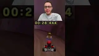 Mario Kart 7 CHALLENGE! Beat the WORLD RECORD with a glitch! #Shorts #MarioKart #SuperMario