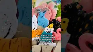 Ceramic animal plant stakes for your garden! #art #gardening #clayart #plantart #animalart #giftidea