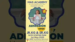 MAS ACADEMY ENGINEER AZIM SIR ADMISSION OPEN 2025