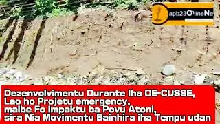 Primeiru Ministru persija Vizita mos Projeitu Emergency Durante iha OE-CUSSE, ho Tempu Udan Agora
