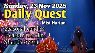 Sky Daily Quest today - Vault of Knowledge 23 nov 2025 | Sky Children of the Light | Sandwichies Ch
