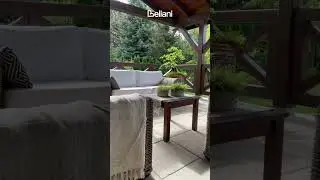 BELIANI - 4 Seater Rattan Garden Sofa Set Natural ARDEA