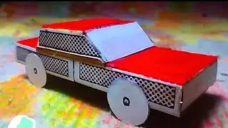 diy Match box/how to making car in cardboard 🤔