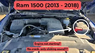 Ram 1500 - STARTER FUSE & RELAY LOCATION (2013 - 2018)
