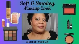 Soft Smokey Eyeshadow- Simple Glam Makeup Look- Makeup Over 40