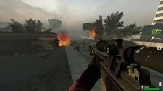 This L4D2 solo run turned into SURVIVAL!! (Dead Center, Expert, Solo, No Restarts, No Death)