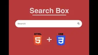 How to make Search Box with HTML and CSS