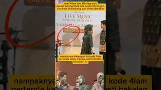 so sweetnya ada b4yang4ng romantis dibelakang Valen dan Mila saat mereka mau nyanyi bareng#short#