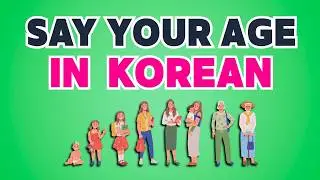 How to Say Your Age in Korean Step by Step | Self-Introduction in Korean