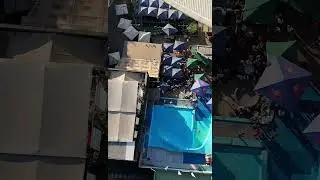 La Ola Mall Sport Santiago, Chile FlowRider Barrel Practice Wednesday World Championship DJI Air 3