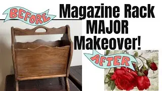 Inspirational video:  Old Magazine Rack Is About to Get a MAJOR Makeover!