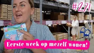 EERSTE WEEK OP MEZELF WONEN 💒 TV-MEUBEL IN ELKAAR ZETTEN + VRIENDINNENDAG & VAKANTIE!  #WEEKVLOG 270