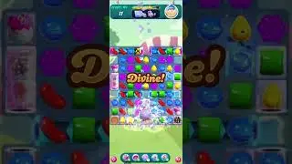 Candy Crush Saga Level #17307. Three sugar stars.