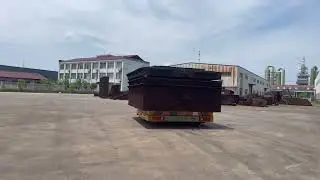 High - Capacity Trackless Electric Flat Car for Heavy - Duty Industrial Applications