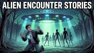 UFO & Alien Encounter Stories | Black Screen With Rain Sounds (Vol.28)