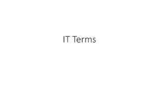 Information Technology Facts