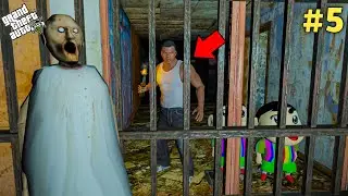 FRANKLIN TRYING TO ESCAPE SHINCHAN PINCHAN FROM GRANNY NEW HAUNTED HOUSE AT 12 AM IN GTA 5