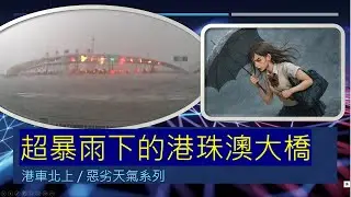 路難行 / 港車北上 - 超暴雨下的港珠澳大橋 / 自駕遊 / 惡劣天氣行車系列