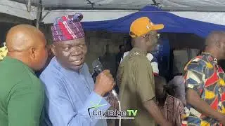 MUSILIU HARUNA ISHOLA PERFORMS SPECIAL APALA MUSIC FOR MC OLUOMO AT HIS BIRTHDAY PARTY