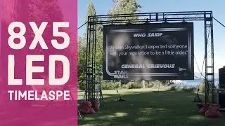 Lighter, easier truss time-lapse setup