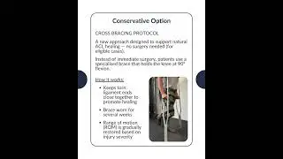 ACL Recovery: Navigating your options  #rehabtech #aclrehab #physiotherapy