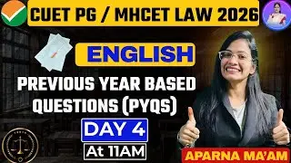 PYQS series CUET PG  2026 and MHCET 2026 : #CUET2026#english #strategy#shorts #MHCET2026 #LLB #MBA