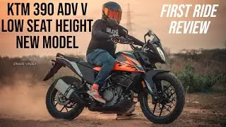 2023 KTM 390 Adventure V Low Seat Height Model First Ride Review | Does it make a Difference?
