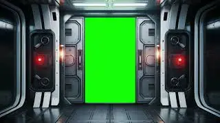 FREE HD Green Screen - SPACESHIP DOORS OPEN CLOSE REVEAL