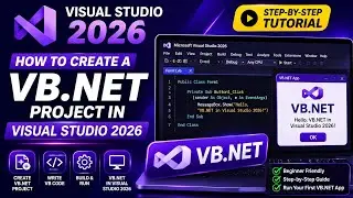 How to Create Your First VB.NET Project in Visual Studio 2026