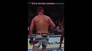 Nate Diaz wobbles Leon Edward slow moooo🤬😮😳