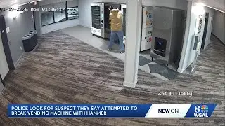 Cumberland County police search for man who attempted to rob a vending machine