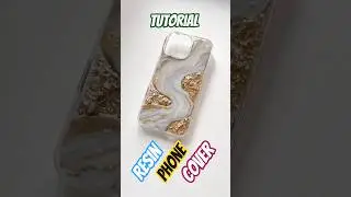 resin mobile cover | how to make resin Mobile cover 🥰 #shorts #diy #resin #phonecase