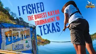 I FISHED the biggest KAYAK BASS tournament in TEXAS!  Lonestar Throwdown!  @FishTejas #fishing